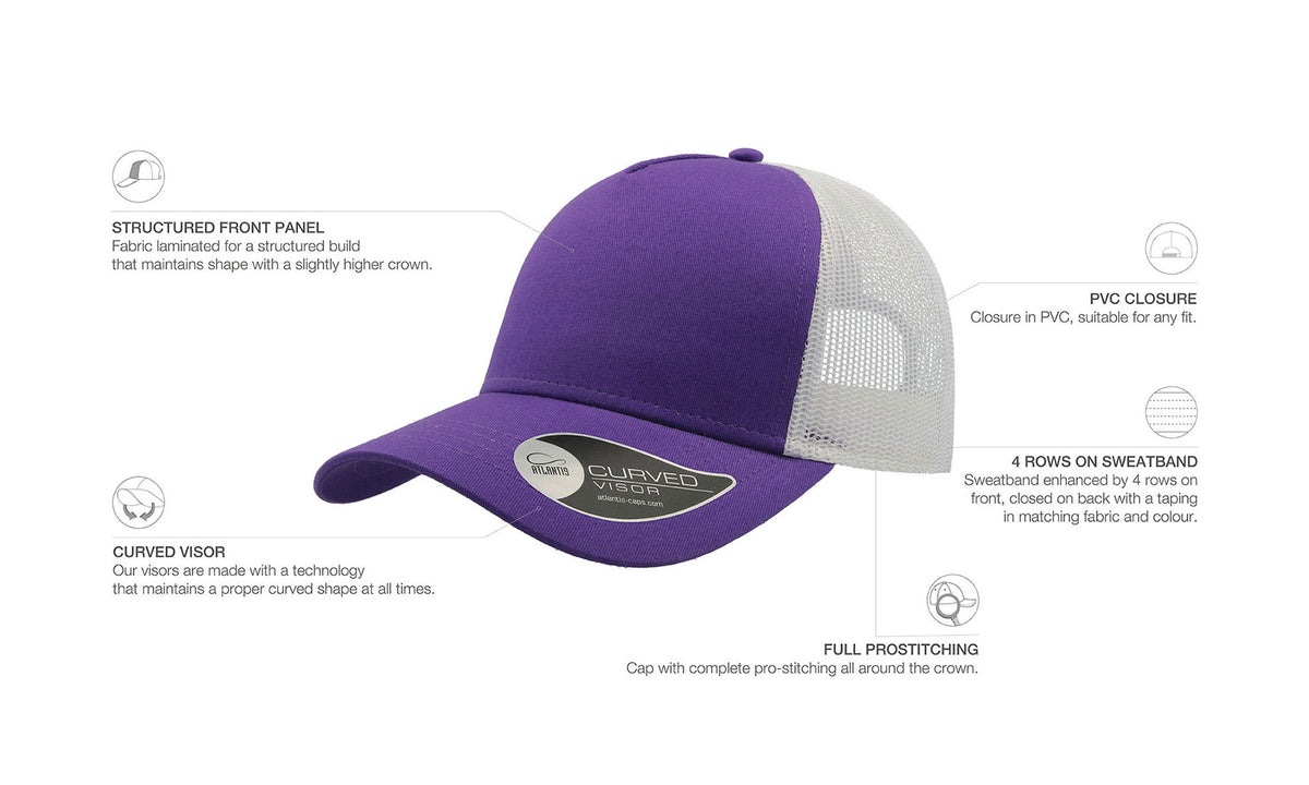 Rapper Cotton Trucker - Atlantis Caps Australia